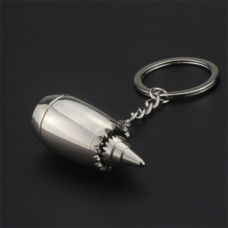 Metal for Key Chain Aircraft Engine Decoration for Key Ring for Key Holder Busin
