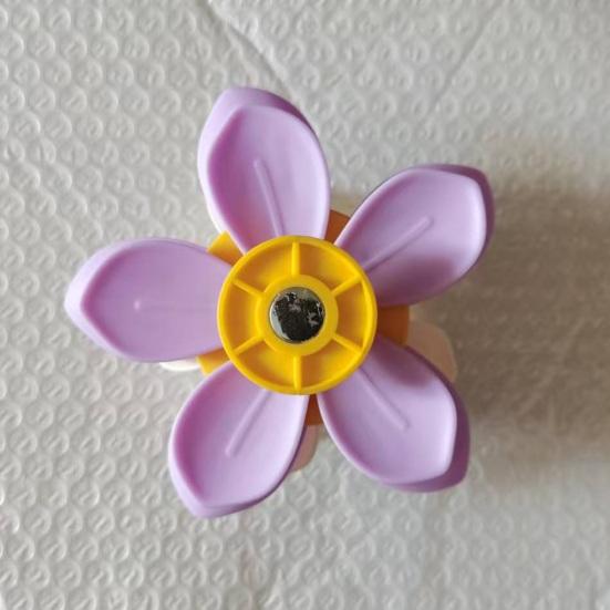 10Pcs/Set Sealing Clamp Easily Open Close Magnetic Absorption Double-Layer Flower Shape Food Bag Sealing Clips