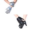 Stylish Short PU Leather Gloves with Half Palms Design For Women Men Night Club Fashion Accessories Party Wear Gloves