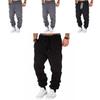 Men's Cotton Blend Jogger Sweatpants With Elastic Waist And Adjustable Drawstring