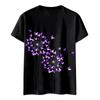 Women's Round-Neck Tops Short Sleeves T-shirt Printed T-shirt Tunic Shirts Vintage Tops