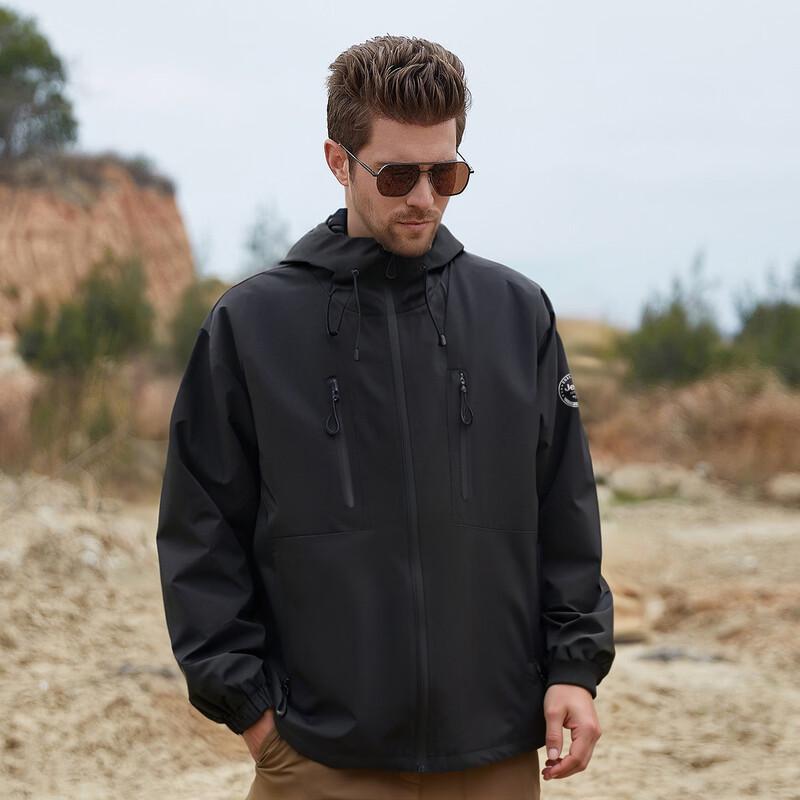 JEEP Men s Hooded Casual Outdoor Sports Jacket L