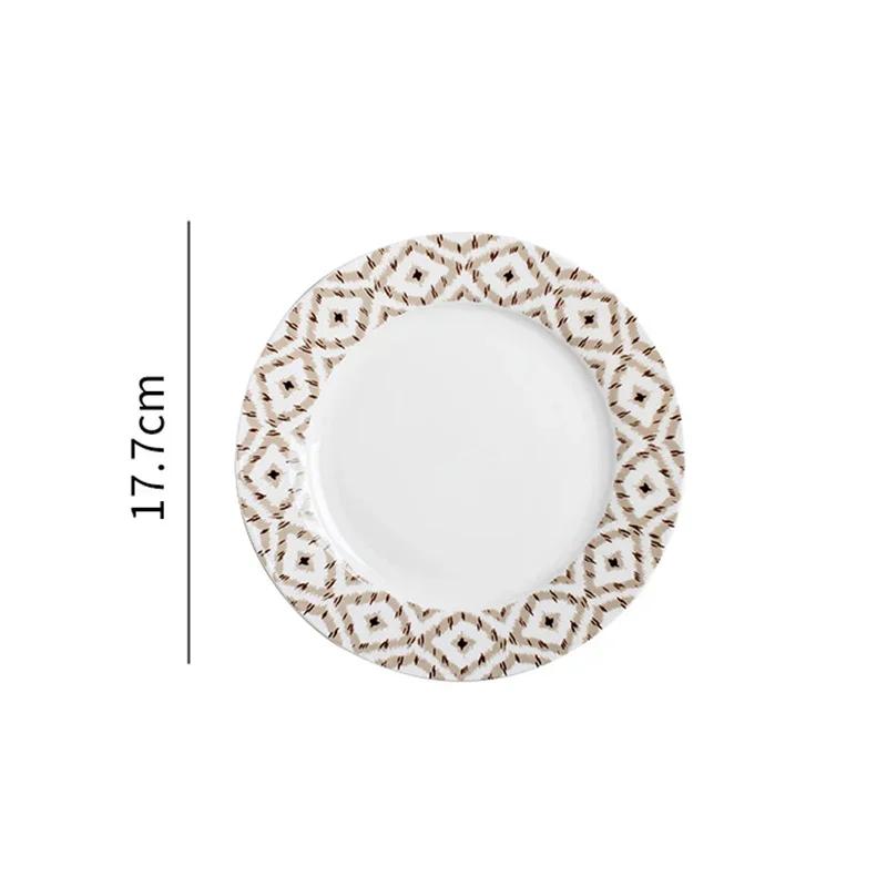 

Роскошный ресторан Паста Обеденные тарелки Вкусные блюда Керамическая тарелка Домашний завтрак Овсянка Молоко Миски Большая суповая миска Посуда