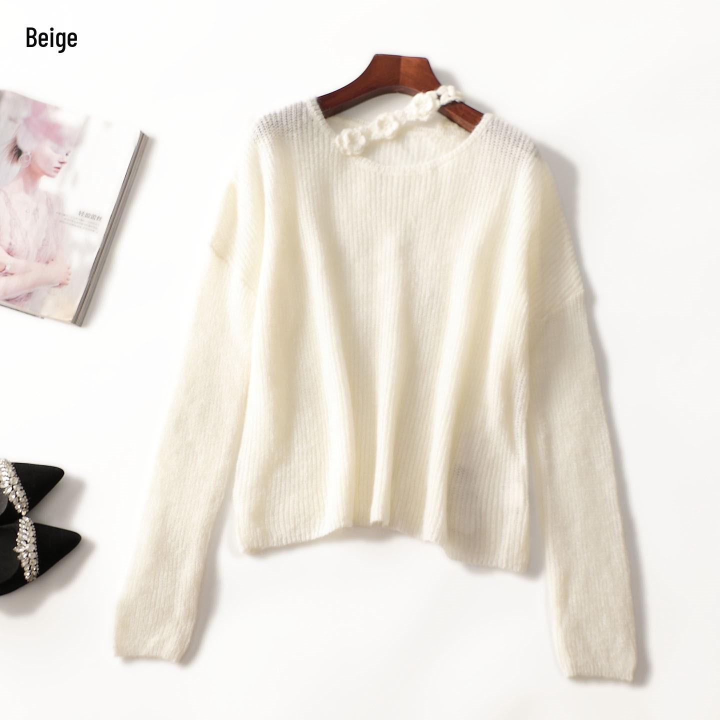 Autumn Long Sleeve Short Knitwear Women s Clearance Collection Small