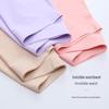 Ice Silk Seamless Breathable Mesh Mid-Waist Hollow Out Sexy Thin Women's Triangle Panties