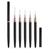 5Pcs Nail Art Liner Brush Set Uv Gel Nail Brushes Kits French Stripe Line Painting Drawing Flower Pen Professional Manicure Tool