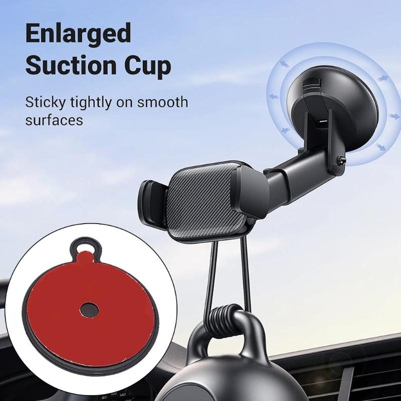 Strong Adhesive Car Dashboard Pad With 75mm/95mm Mounting Disk For Suction Cup Phone Holder Stand And Navigation Devices
