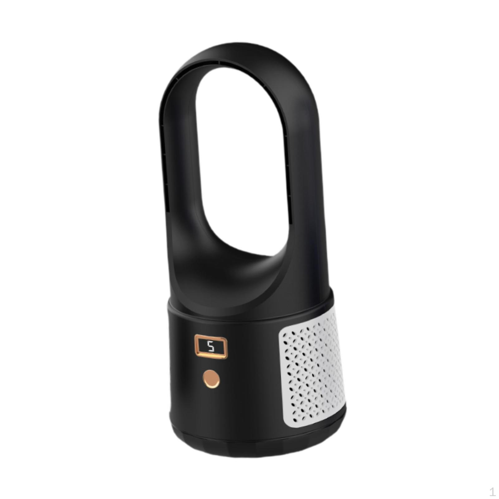 

Безлопастной вентилятор, регулируемая скорость, бесшумный, легкий офисный стол, малый для чёрный