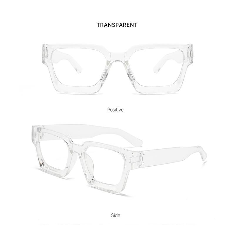Klassisk Firkantet Innfatning Dame Full Innfatning Solbeskyttelsesbriller For Menn Hverdagsskygger Brilletilbehør Gave