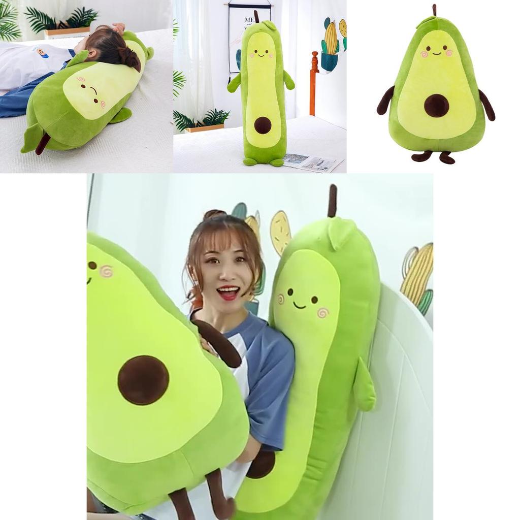Cuscino Avocado Lungo Peluche Regalo di Natale Perfetto Per Ragazze Ragazzi