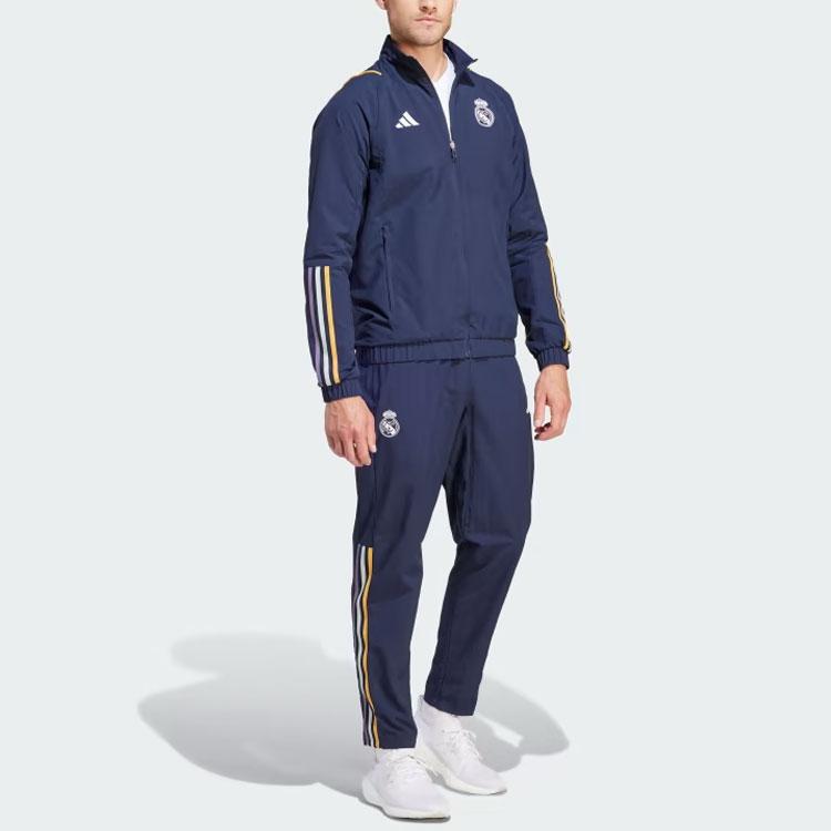 adidas Real Madrid Tiro 23 Presentation Jacket Navy IB0862