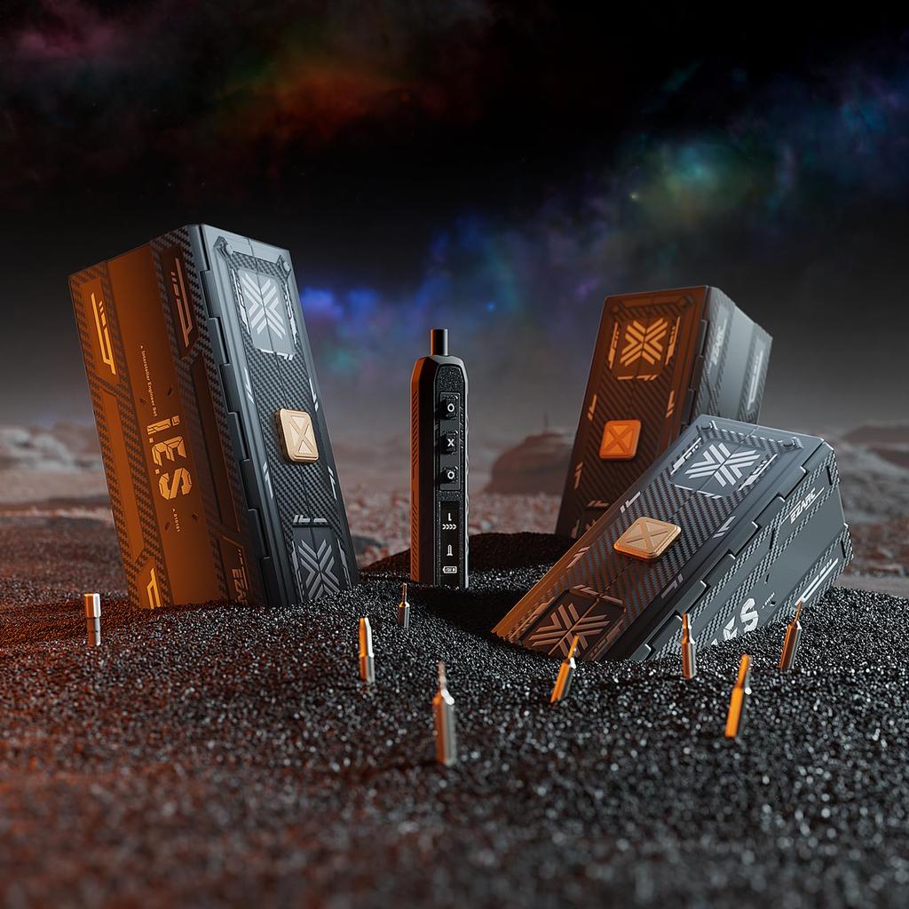 EZARC Electric Precision Screwdriver Set with Adjustable USB Powerful Special and Professional Grade 181-Piece Torque, Rechargeable, Forward/Reverse