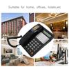 Corded Phone with Answering NaMachine, Buy a Landline Phone with an Elastic Cable Wall Table Telephone DTMF/  for Home Hotel