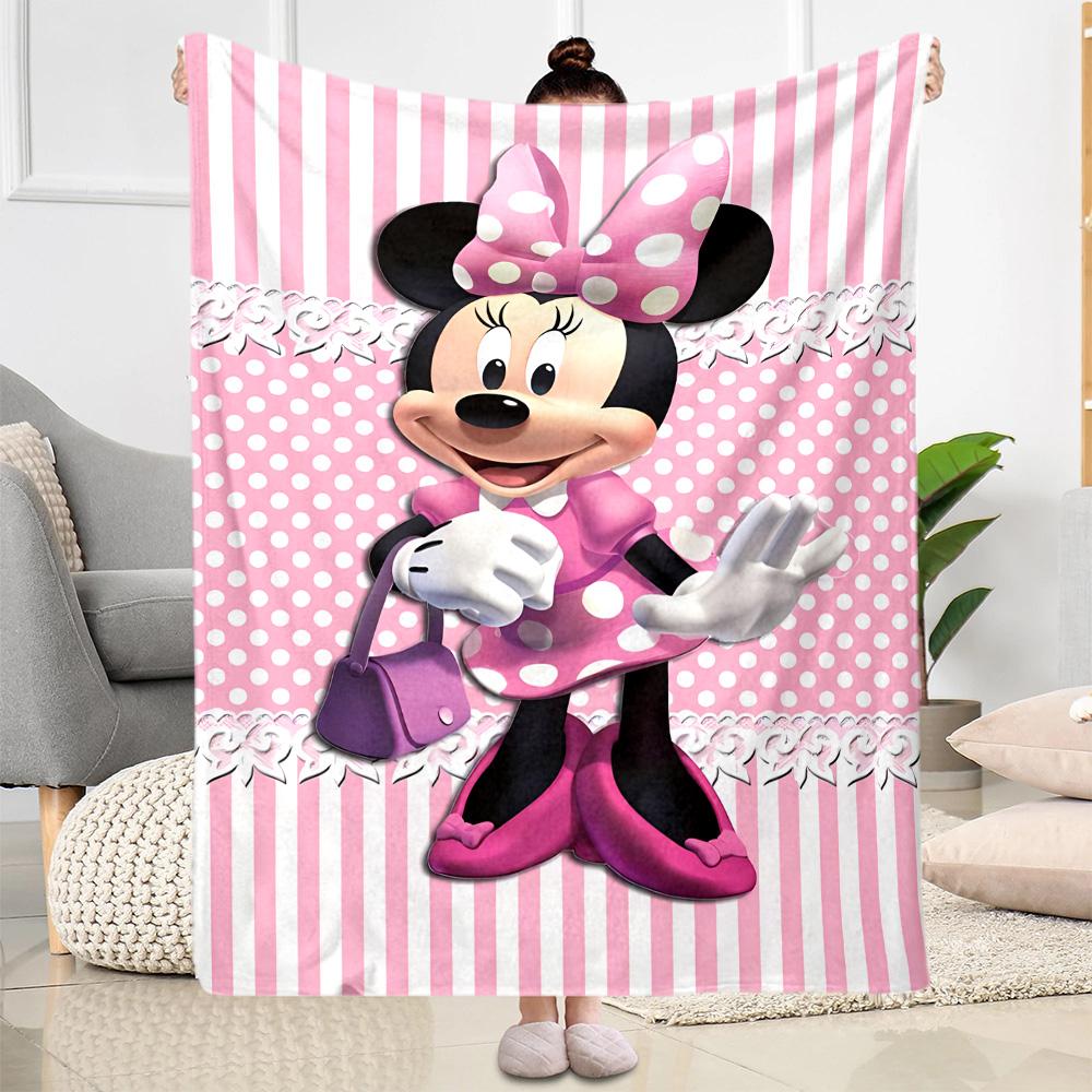 Halloween Disney Friends Blanket Cozy Blanket Versatile Accessory Suitable for Gifting Relatives and Friends Y14