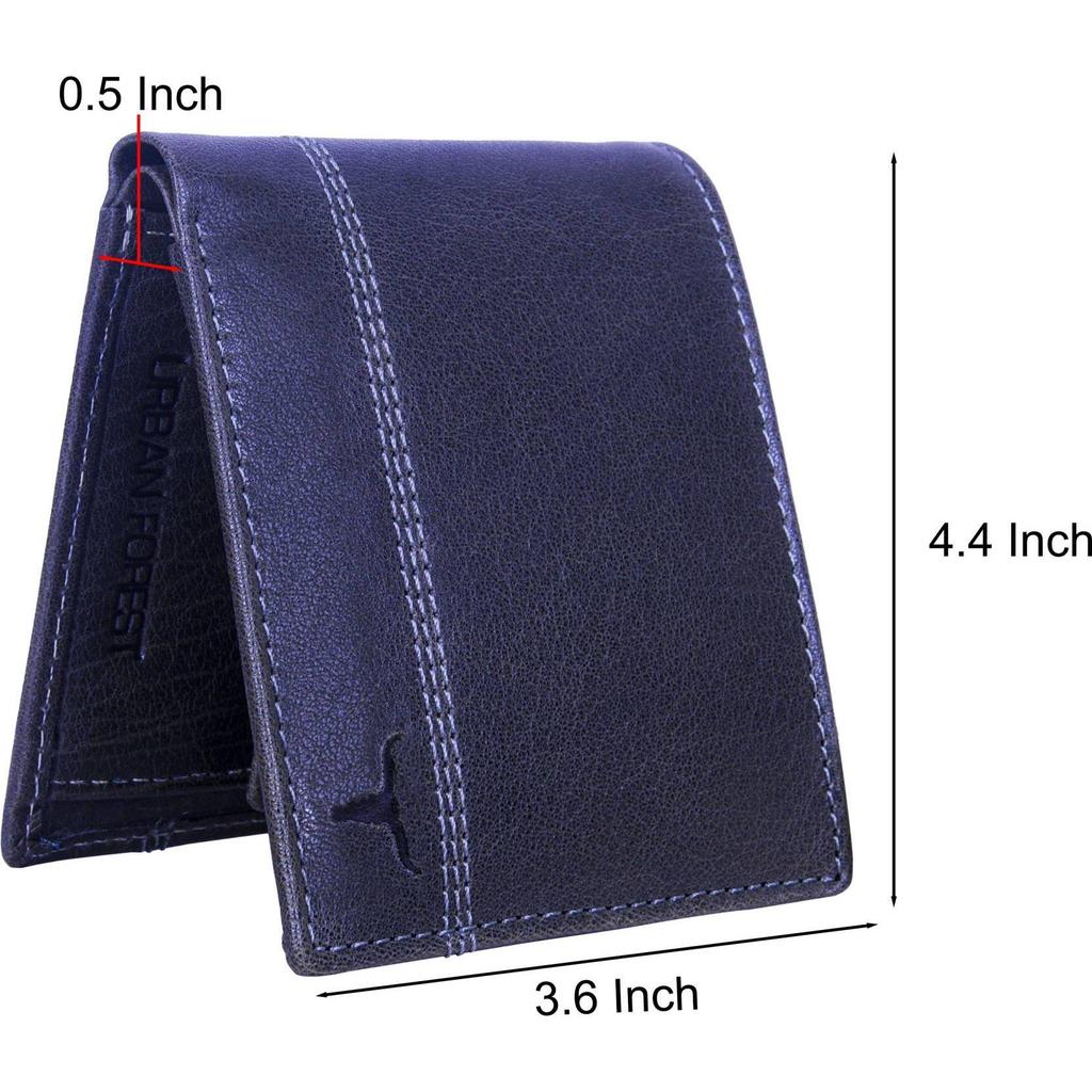 Pánská ležérní peněženka z pravé kůže s RFID (3 sloty na karty)