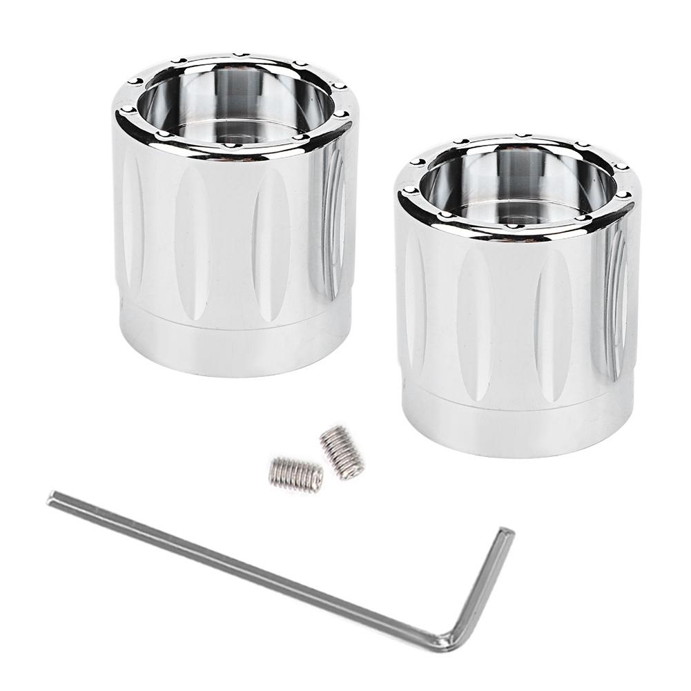 2 stuks Aluminiumlegering Motorfiets As Schedel Moer   Afdekking   Accessoires (Beplating)