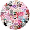 Multiple 50PCS Cartoon Reading Books Smut Graffiti Stickers Graffiti Stickers for Bicycle Hand Account Pencil Case Decals