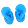 Coppia Modello Auricolare in Silicone Morbido Display Auricolari Stampo Strumento per Pratica Piercing Oggetti di Scena per Dimostrazione Insegnamento Esposizione Gioielli