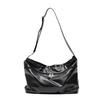 DEVICE Loose Manmade Leather Shoulder Bag DSG24036BKF