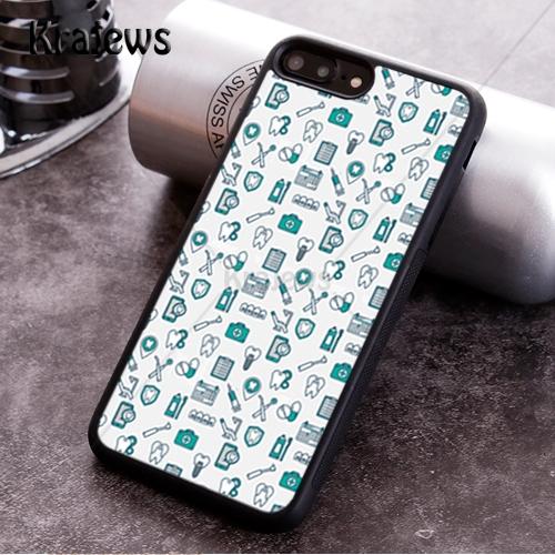 Krajews Dentist Tooth Dental Hygienist Phone Cases For iPhone 17 Air 16 15 14 Plus 11 12 13 Pro Max Cover Coque