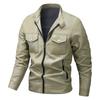 New leather jacket, men's leather jacket, casual jacket for trendy, slim-fit, handsome youth for autumn and winter