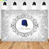 Petit Prince Mabrouk Tahara Hat Backdrop Gold Silver Custom Circumcision Baby Shower Photography Background Photo Studio Props