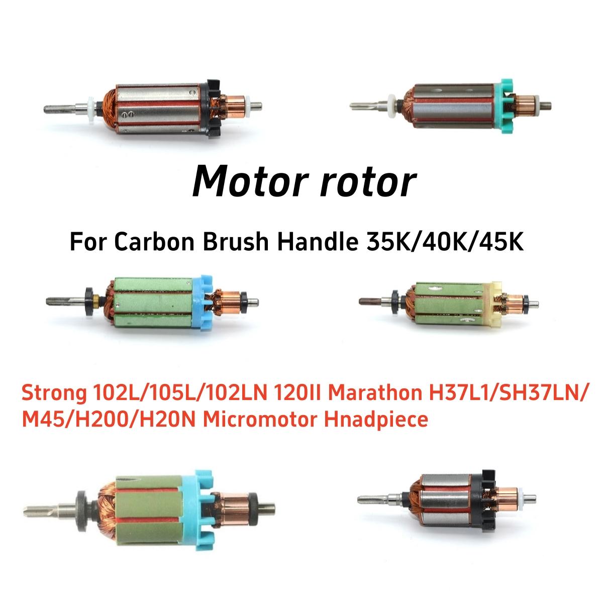 Shin Selections 35K 40K 45K For Strong 102L 105L Marathon H37l1 Micromotor Handpiece Motor Rotor Electric Manicure Nail Drill Handle Accessories