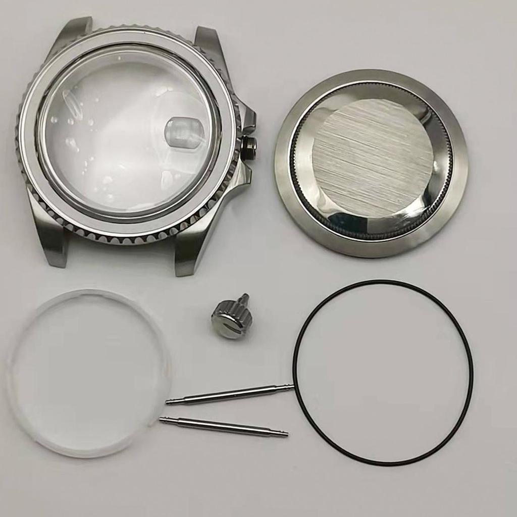 40MM Automatic Mechanical Watch Case for NH35/NH36 Movement, Submariner Style, Large Dial Compatible.