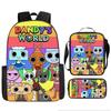Dandy'S World Student School Bag Dandy'S World Cartoon Cute Backpack Three-Piece Set Satchel Bag Pencil Case