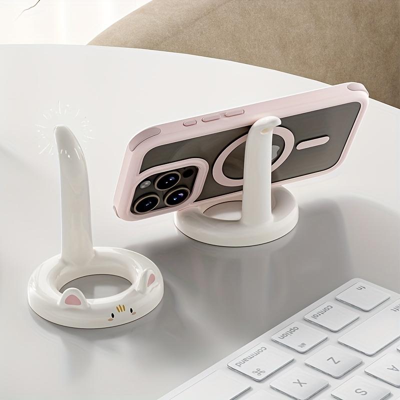 1pc New Cute Cat Stand Creative Desktop Decorative Phone Holder for Watching Shows and Live Streaming, Perfect for Dorm Rooms