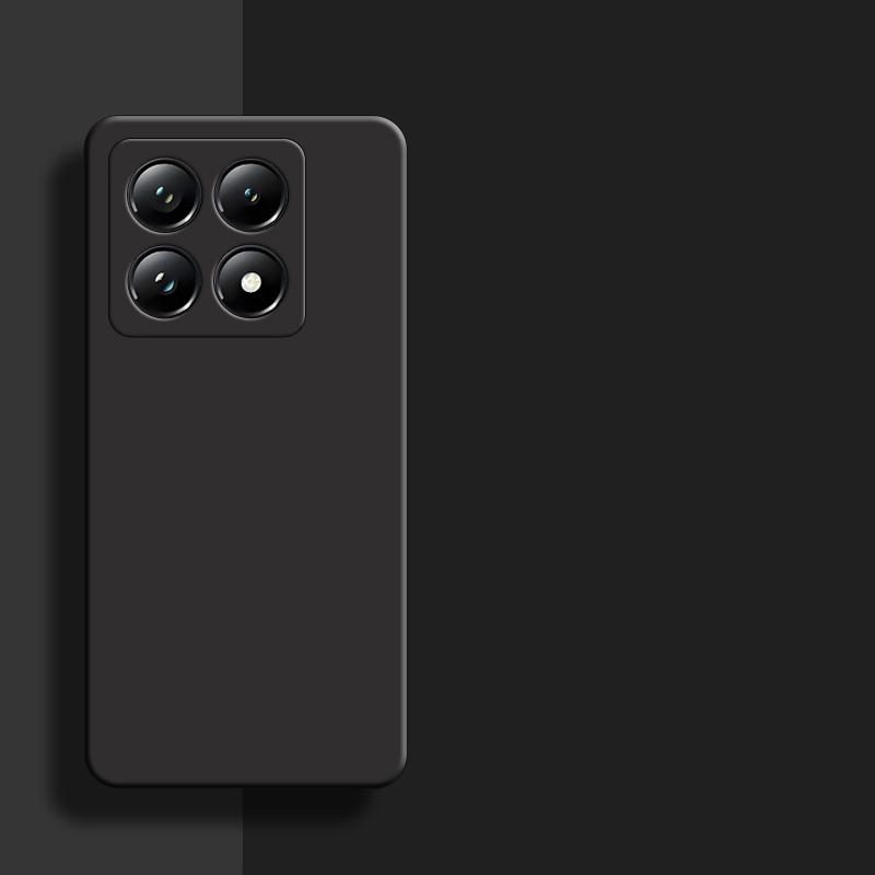 

Жидкий силиконовый чехол для телефона Xiaomi 14T Pro, матовый противоударный защитный чехол для камеры, бампер для Xiaomi 14 T Pro 14TPro For Xiaomi 14T Pro чёрный