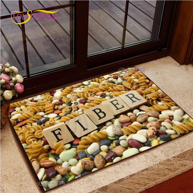 3D Cobblestone Welcome Entrance Doormats Cartoon Carpets Rugs For Home Bath Living Room Floor Stair Kitchen Hallway Non-Slip Mat
