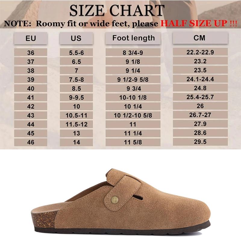 Fashion Smile PoP New Cork Clogs Slippers For Women Suede Clogs Slippers Fashion Brand Beach Slippers Outdoor Antiskid Home Slippers