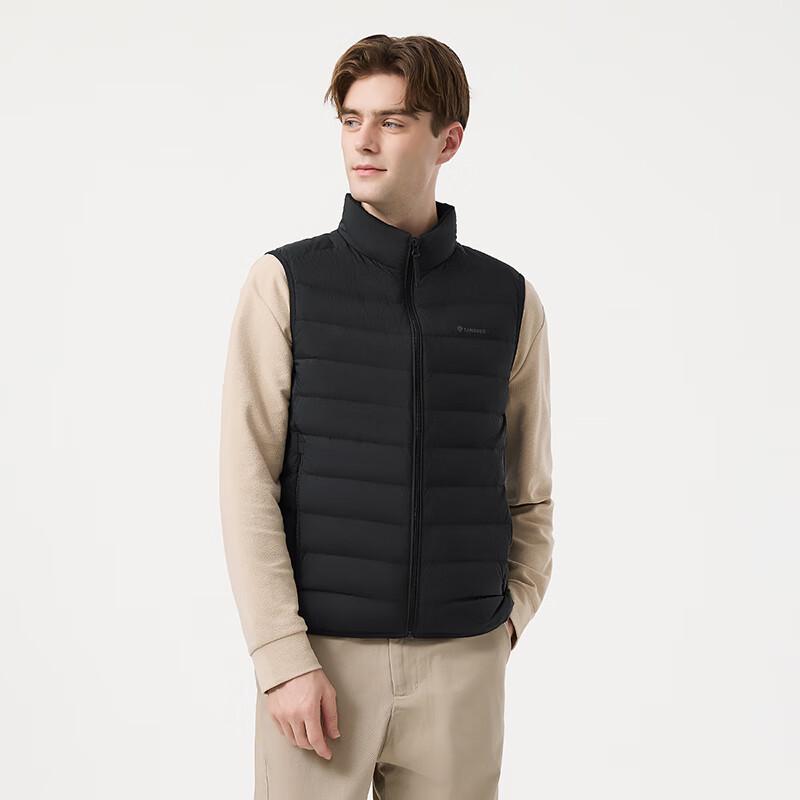Tanbor Men's Stand Collar Duck Down Vest