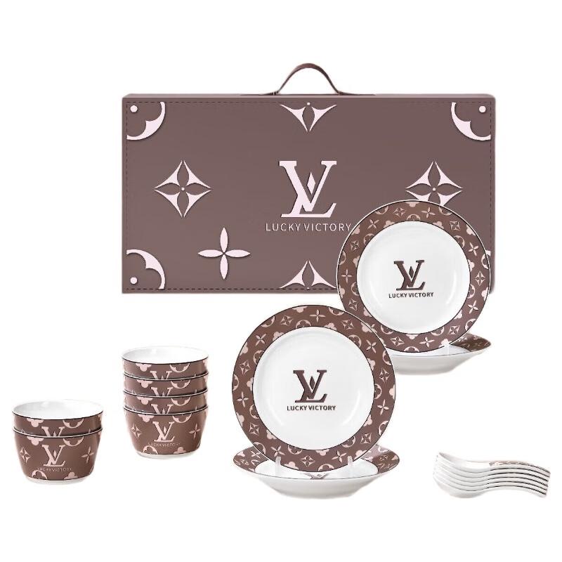 Xiao Yue Ya Light Luxury Ceramic Tableware Set