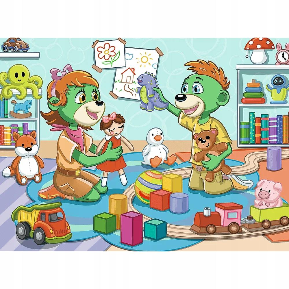 PUZZLE 30 RADOSNA RODZINA TREFLIKÓW 18303