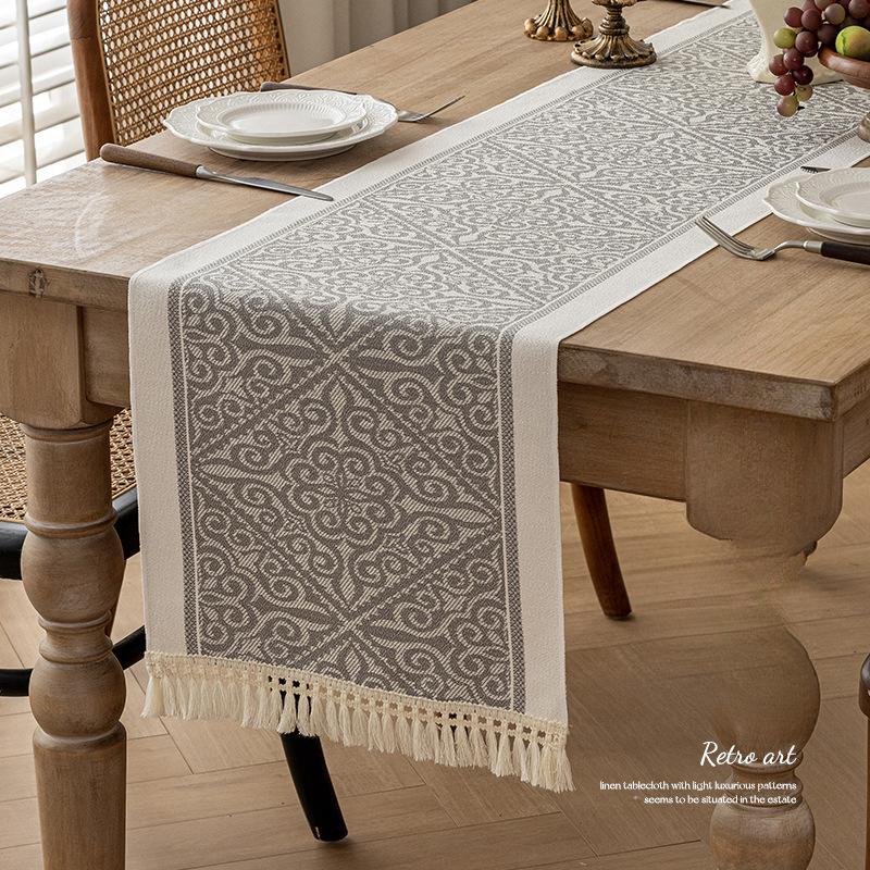 Nordic Minimalist Wallpaper Cotton Linen Wallpaper Waterproof and Stain Resistant Holiday Dining Table Wedding Decoration
