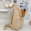 Large Capacity Capybara Backpack Adjustable Shoulder Straps Children Bookbag  Kids