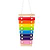 6 Pieces Parrots Toy Large Bird Swing Ladder Perch Stand Music Toy Mirror Toy Veggie Hanger Feeders Hanging for Cage