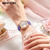 Sanda Junior High Student Retro Quartz Watch - Luminous, Dual Calendar, Waterproof, Sun Pattern, Fashionable Women's Style