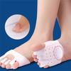 3 Pairs Five-Hole Metatarsal Pads - Silicone Foot Pads for Toe Alignment, Pain Relief & Comfort for Metatarsalgia, Neuroma & Bunions