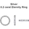 Tani By mineTani Round Cut Eternity Ring Ms3r204n