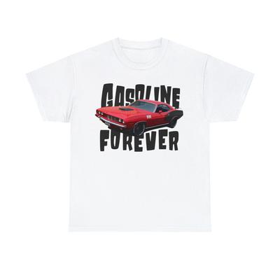 White Red Car Gasoline Forever Unisex T-shirt