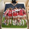 Arsenal, Muster Flanelldecke, Hohe Qualität, Bequem für Alle Jahreszeiten, Heimdekoration, Wärme und Komfort, Perfekt für Geschenke.
