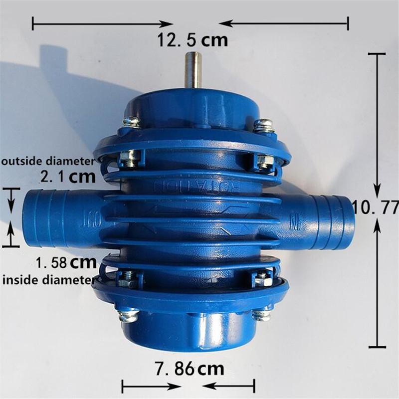 Drill Water Pumping Diesel Oil Centrifugal Water Pump Household Self-priming Pumping Hand Electric 60L