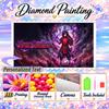 Personalized Madara Uchiha Diamond Art Custom Name 5D Diamond Painting Full Drill DIY Craft