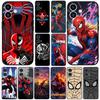 Spiderman Marvel Spider Man Casing Phone Cover for Apple iPhone 16 15 14 11 Pro Max 7 8 Plus SE2 SE3 SE 2022 2020 Case