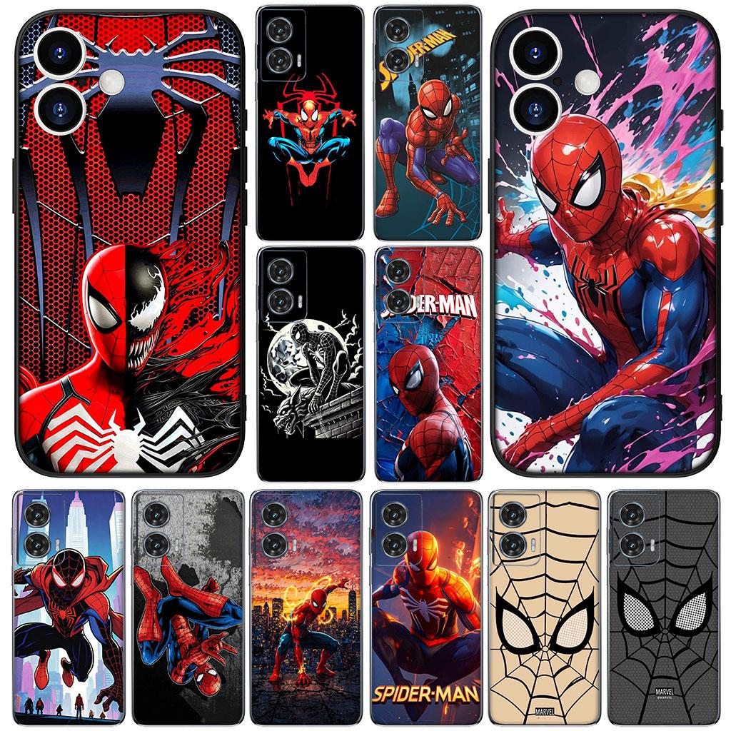 Spiderman Marvel Spider Man Casing Phone Cover for Apple iPhone 16 15 14 11 Pro Max 7 8 Plus SE2 SE3 SE 2022 2020 Case