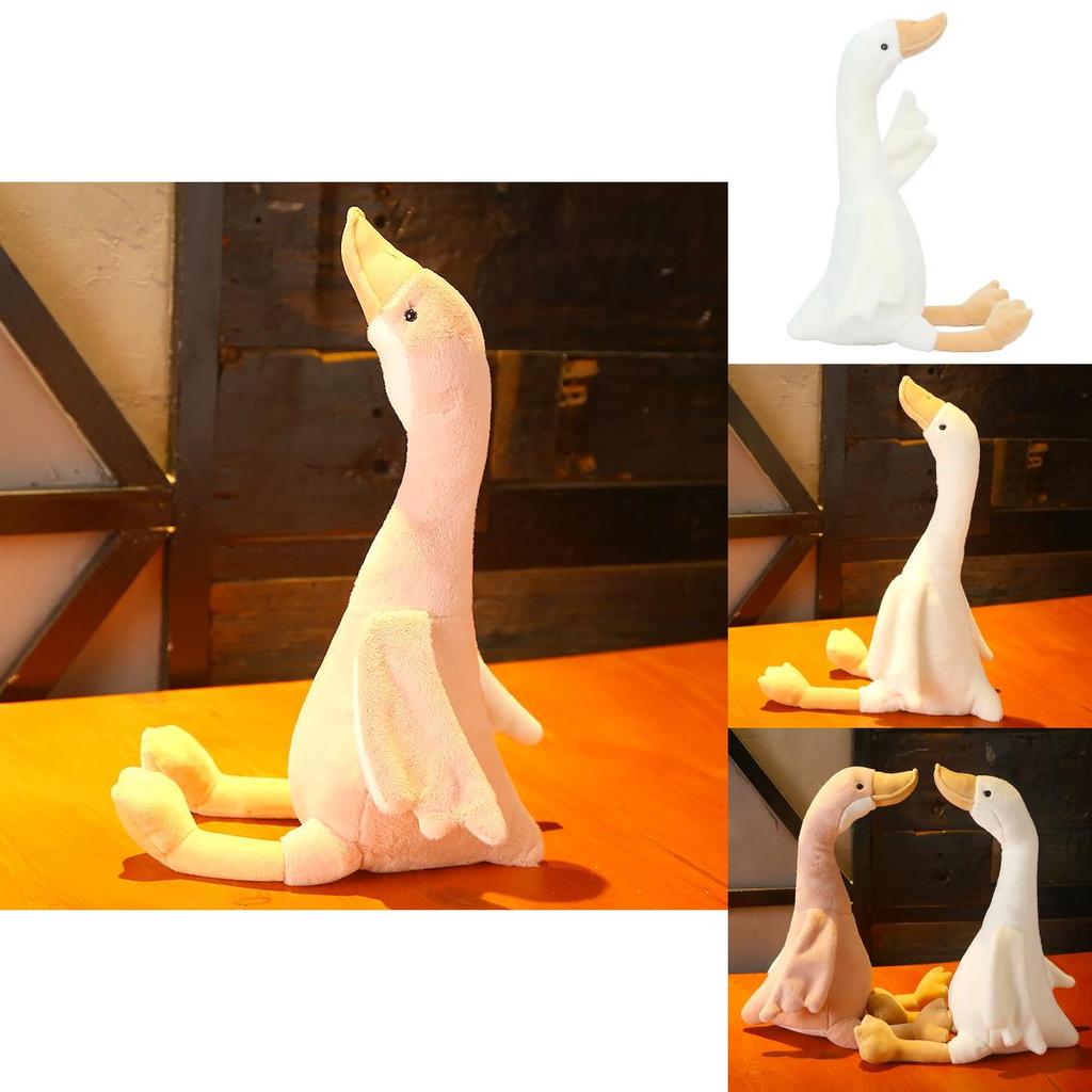Cute White Pink Gray Swan Plush Toy Plush Doll Pillow For Kids Baby Gift And Comfort