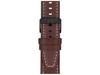 New GlacierX Classic Leather Brown 22mm Smartwatch Strap
